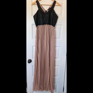 VICI Pleated Maxi Dress